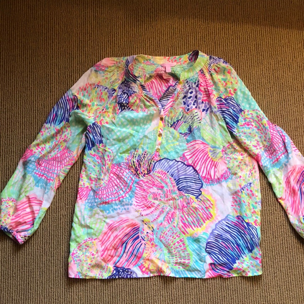Lilly Pulitzer Elsa Silk blouse